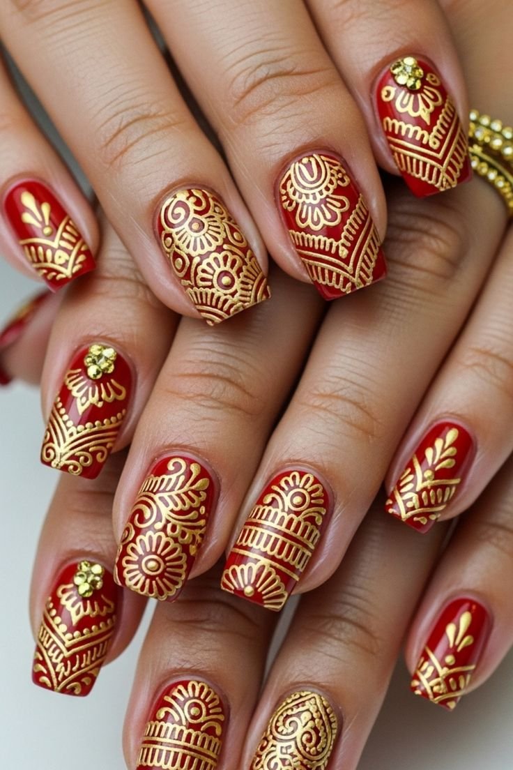 Bridal Nail Art